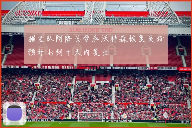 掘金队阿隆戈登和沃特森恢复良好预计七到十天内复出